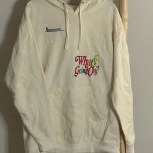 Cream Graphic Hoodie